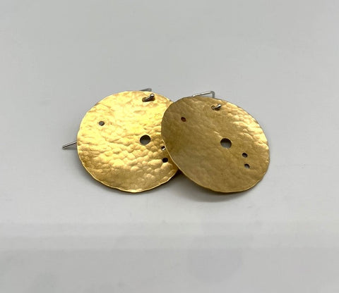 Aries Earrings Brass