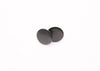 Chrome Black Powder Coated Stud Earrings Large