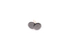 Chrome Black Powder Coated Stud Earrings Medium