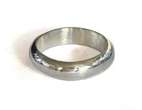 simple chunkysilver band