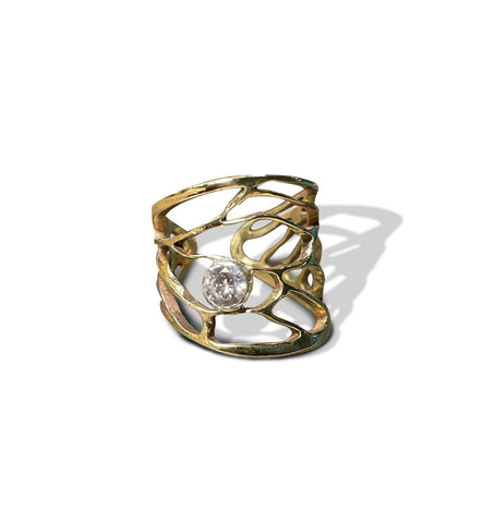 cicada wing ring-single