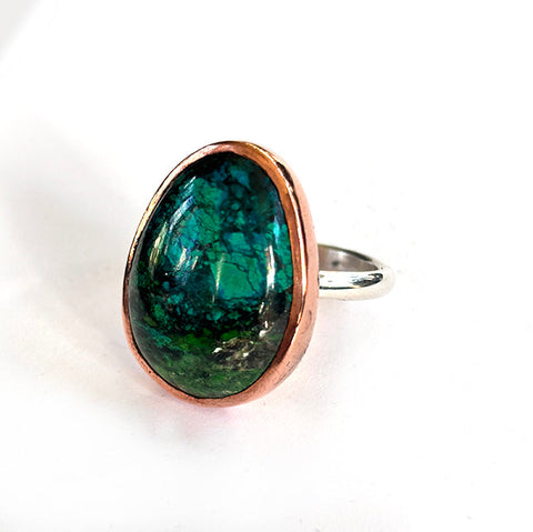 chrysacolla egg ring