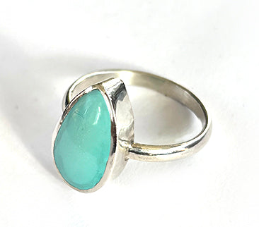 turquoise teardrop ring