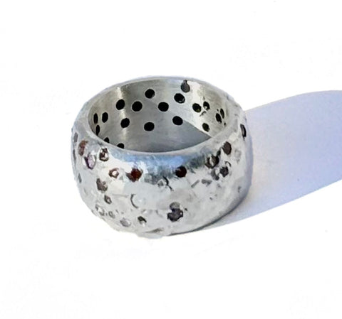 rough buried stones ring