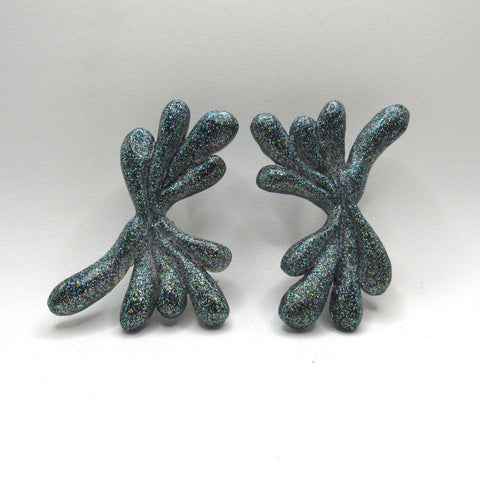 Large Anemone Resin Earring