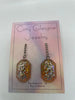 Resin Gem Drop Earring