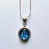 Cyanotype Pendant 1 DAFFODIL
