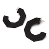 Open Edge Hoop - Black