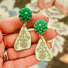 Nocturnal Spring Moth Wing Earrings Ð Glinda