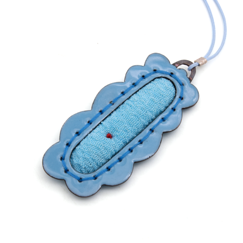 Blue Bubble Flower Pendant
