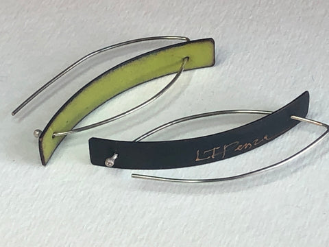 C-Series Earrings - Chartreuse