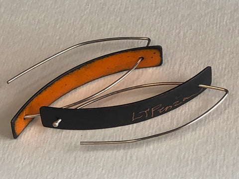 C-Series Earrings - Orange