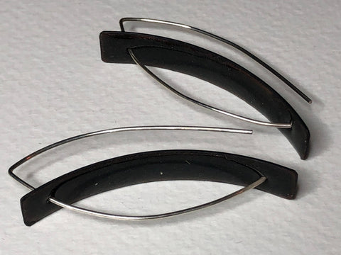 C-Series Earrings - Black