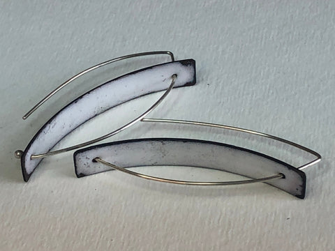 C-Series Earrings - White