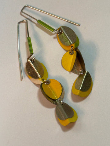 Flight Earrings - Yellow Gold