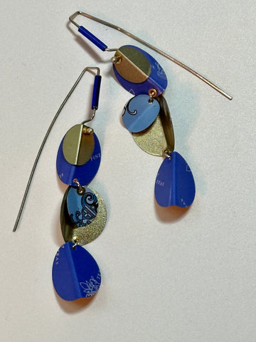 Flight Earrings - Periwinkle/Light Blue