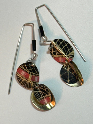 Flight Earrings - Pink Lace