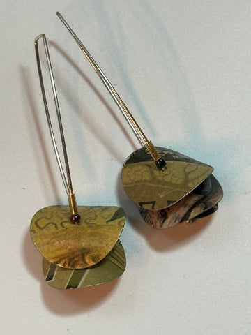 Disc Earrings - Ginger Gold