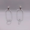 boro duo chain earrings