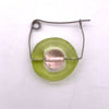 green / pink duo fibula pin
