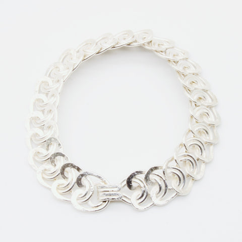 Side weave bracelet, cobblestone texture