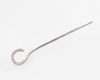Silver hair pin