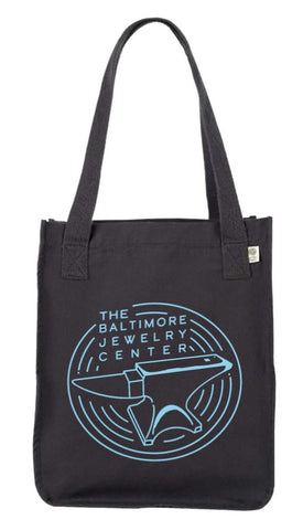 BJC Black Tote Bag - Blue Anvil
