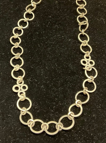 Sterling Circles Necklace