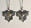 Trefoil Earrings with Ruby