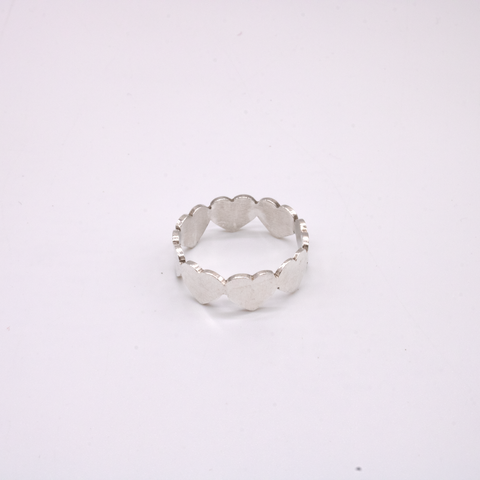 heart band rings