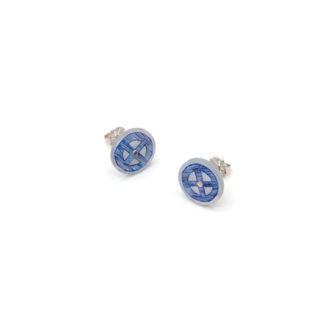 O X Studs - Blue