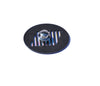 Oval Grid Brooch - Iridescent Pink