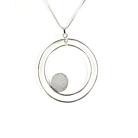 Small Circle Hoop Pendant