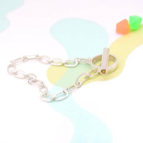 Tube Toggle Bracelet