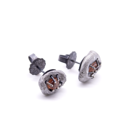 Aluminum Smoosh Studs - Peach