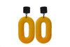 Yellow Gradient Dangle Earrings